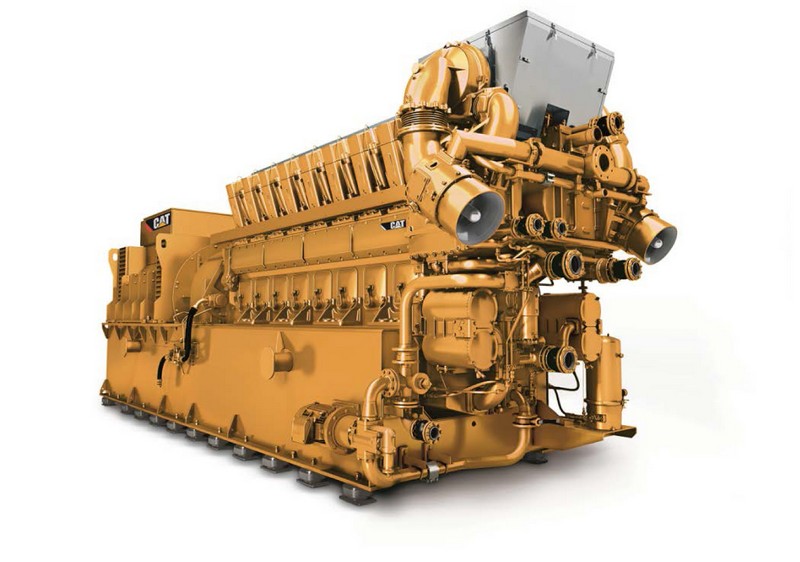 МТЭС-4300 кВт  на базе  ДВС  CG260-16 Caterpillar (TCG2020 V16)